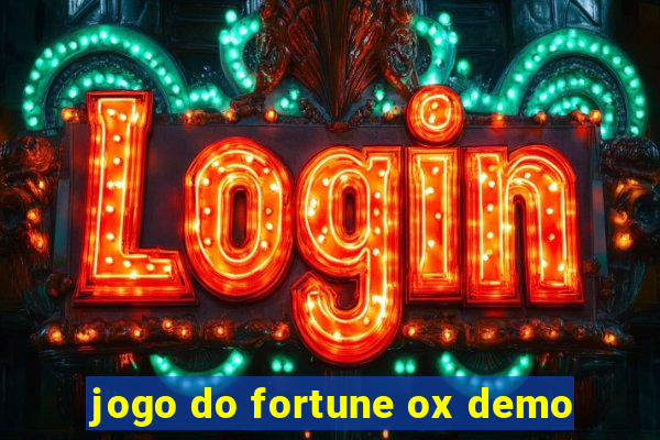 jogo do fortune ox demo